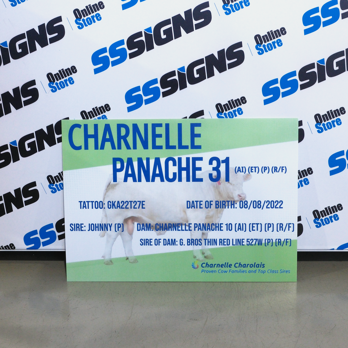 Corflute Sign - 594mm x 420mm A2 (Landscape)