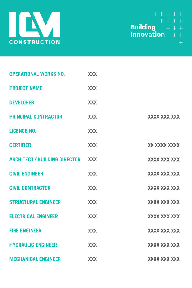 ICM - Site Signage Catalogue