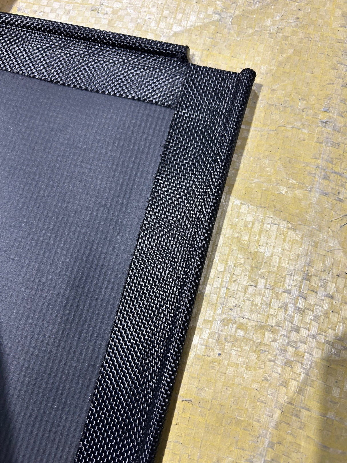 Close up view of a vinyl banner with a Kedar Edge - SS Signs Online Store - Design your own custom vinyl banner - Fast Shipping Australia wide