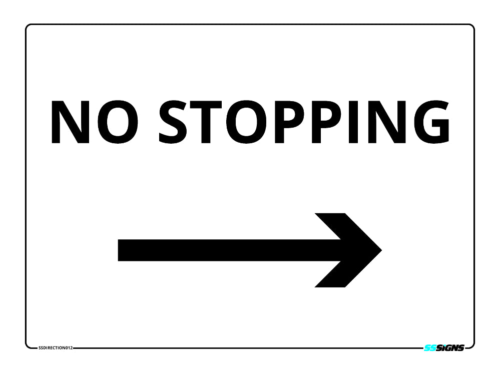 No Stopping - RIGHT - SSDirection012