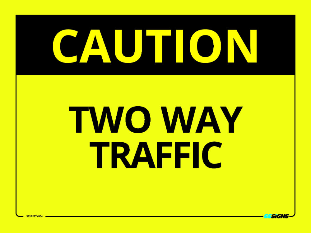 Two Way Traffic Sign