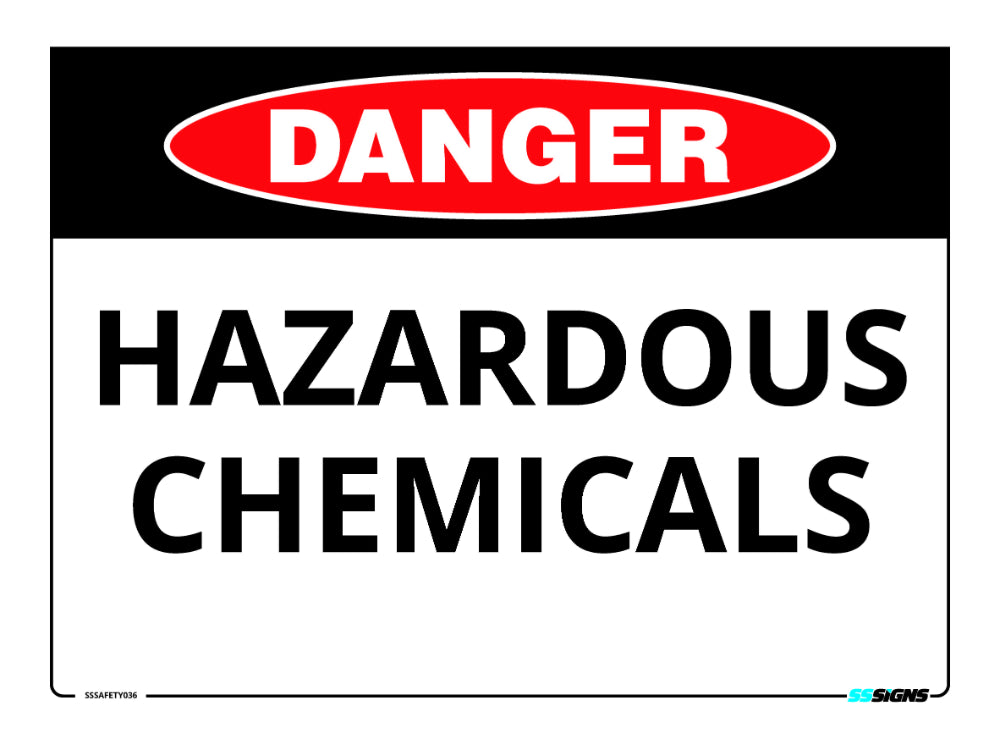 Danger - Hazardous Chemicals - SSSafety036