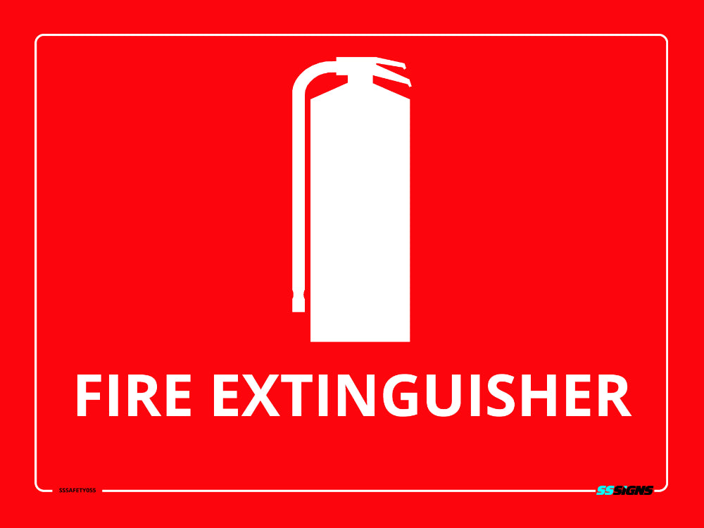 Fire Extinguisher Sign - SSSafety055