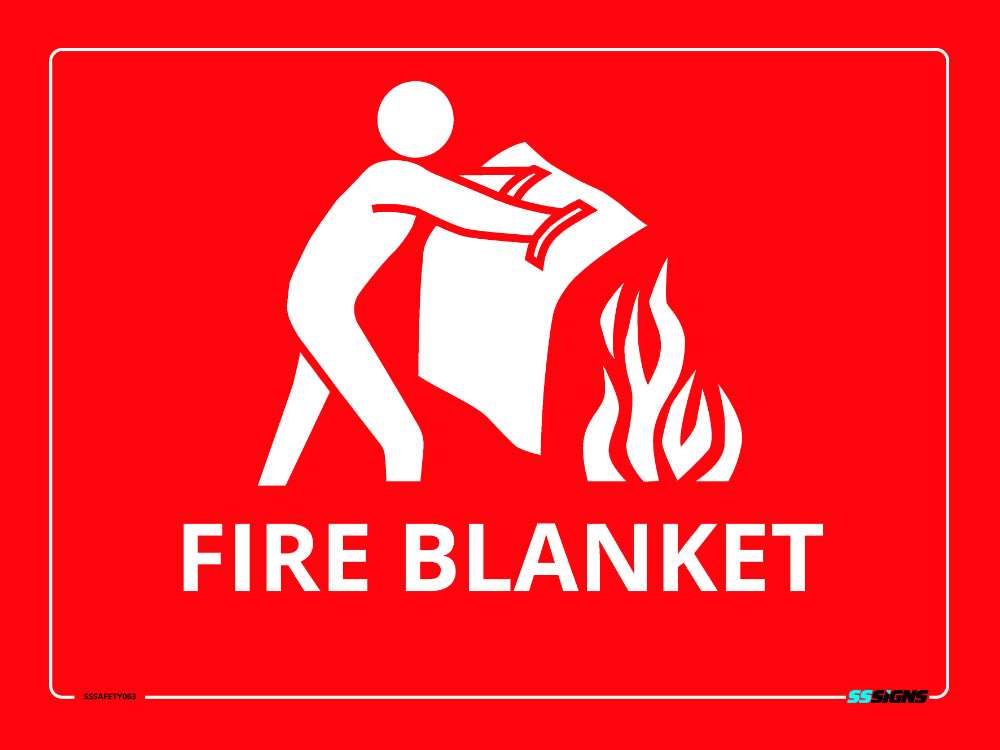 Fire Blanket Sign - SSSafety063