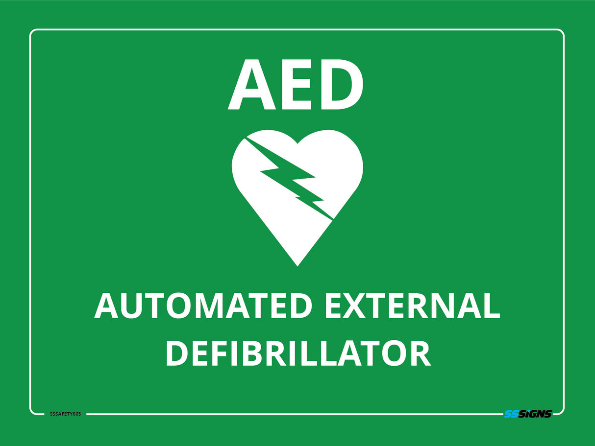 AED - Automated External Defibrillator - SSSafety065