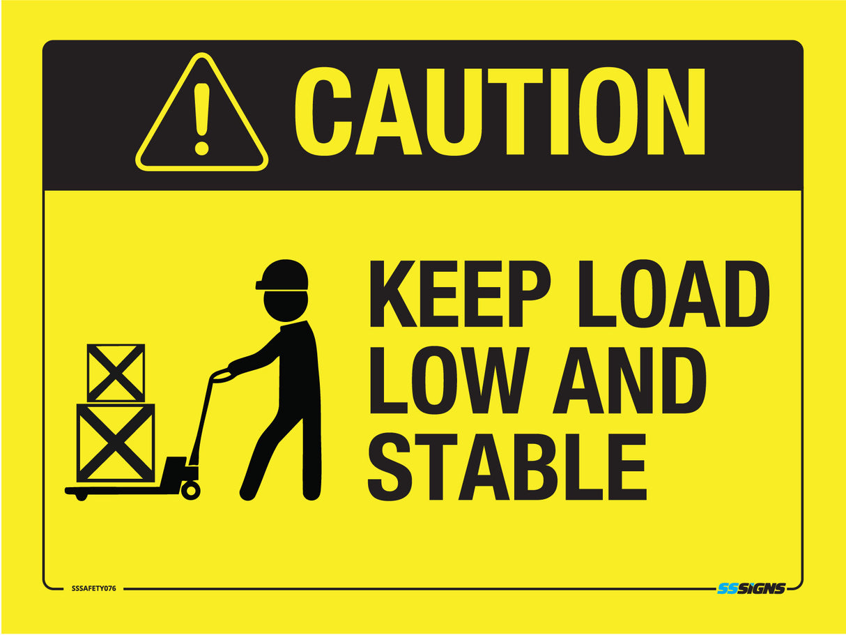 Keep Load Low and Stable - SSSafety076