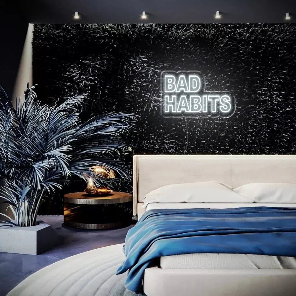 "Bad Habit" Neon Sign - SS Signs Online