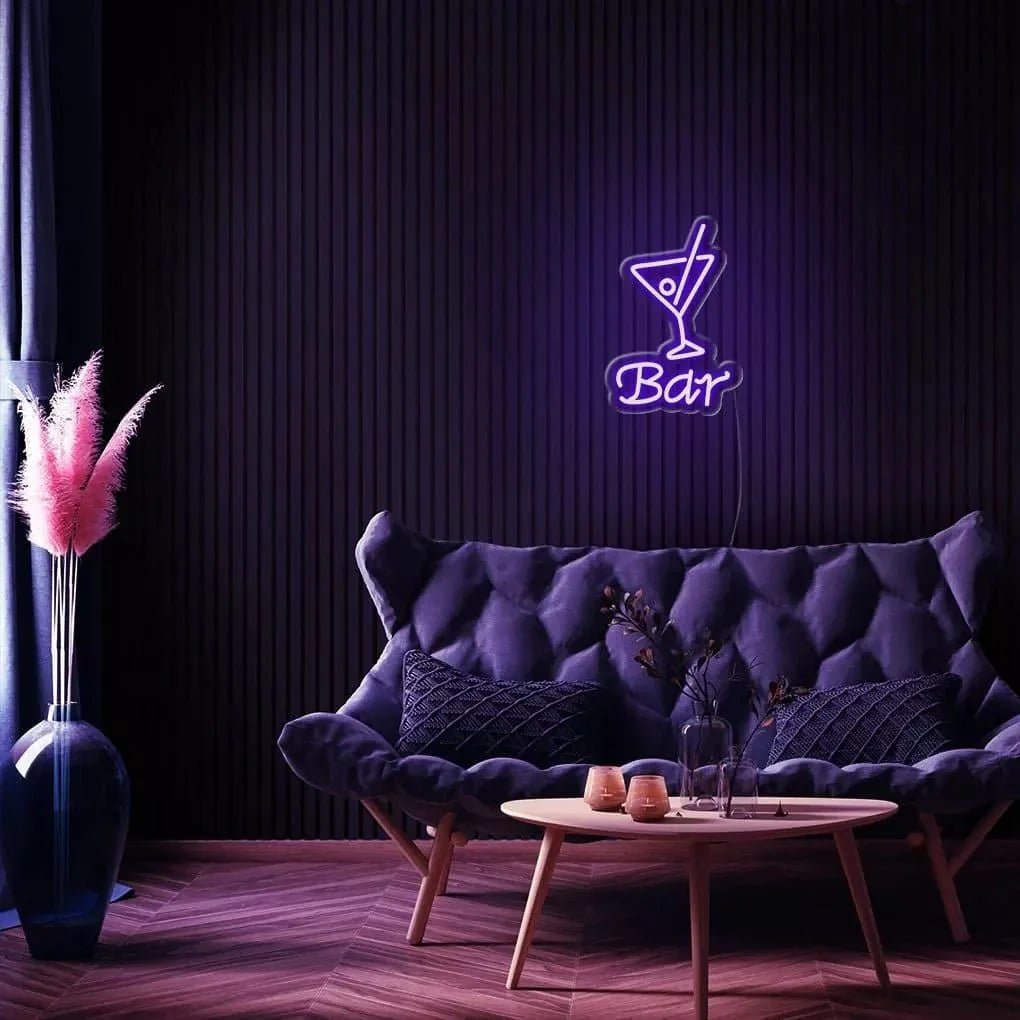 "Bar Martini" Neon Sign - SS Signs Online