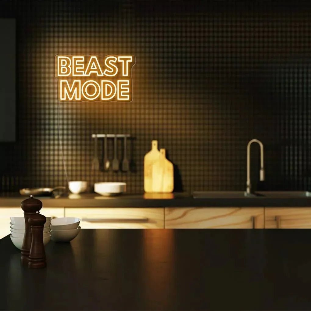 "Beast Mode" Neon Sign - SS Signs Online
