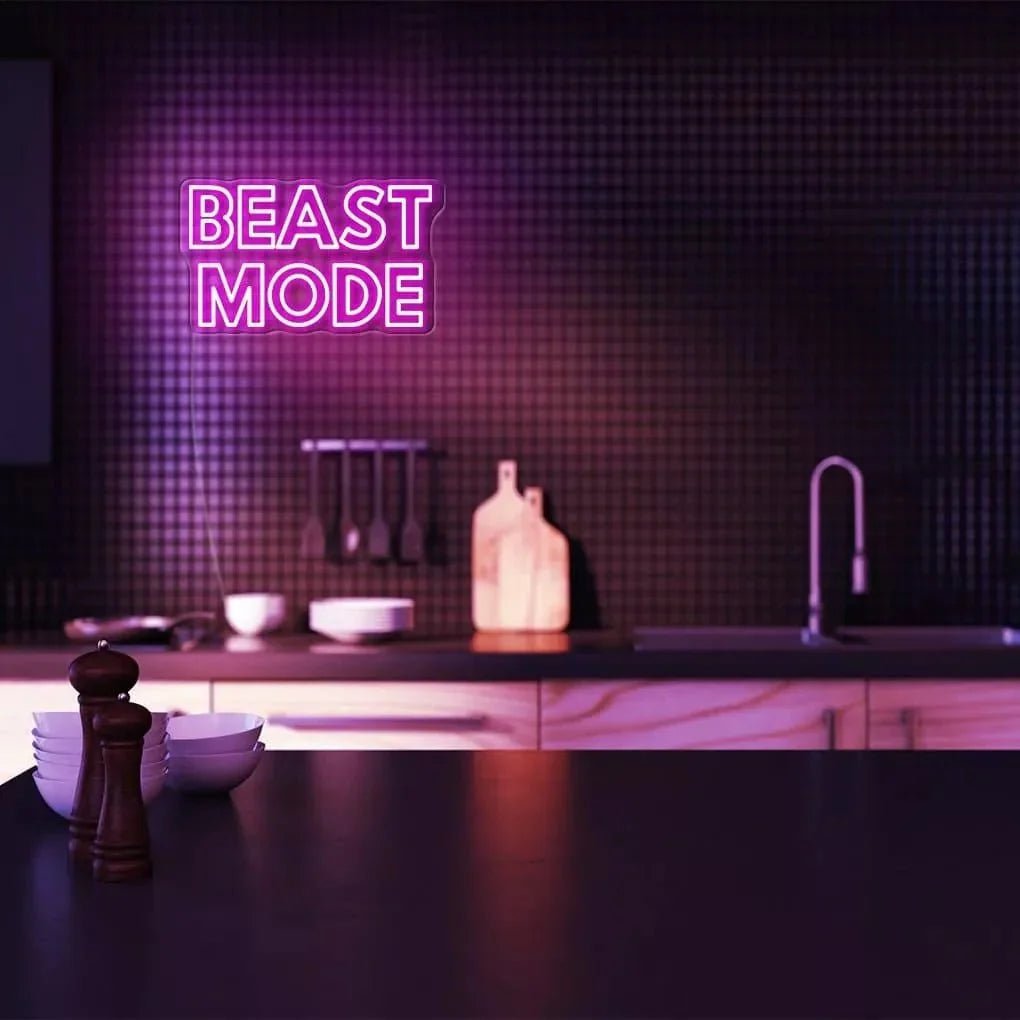 "Beast Mode" Neon Sign - SS Signs Online