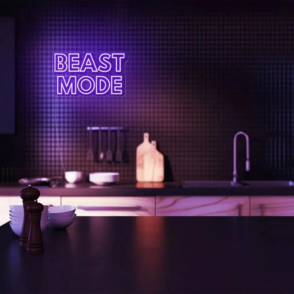 "Beast Mode" Neon Sign - SS Signs Online