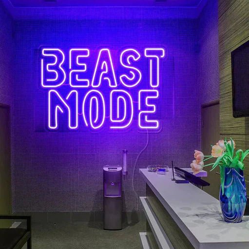 "Beast Mode" Neon Sign - SS Signs Online