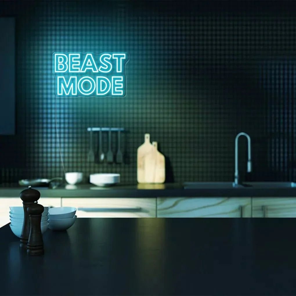 "Beast Mode" Neon Sign - SS Signs Online