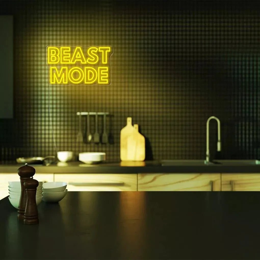 "Beast Mode" Neon Sign - SS Signs Online