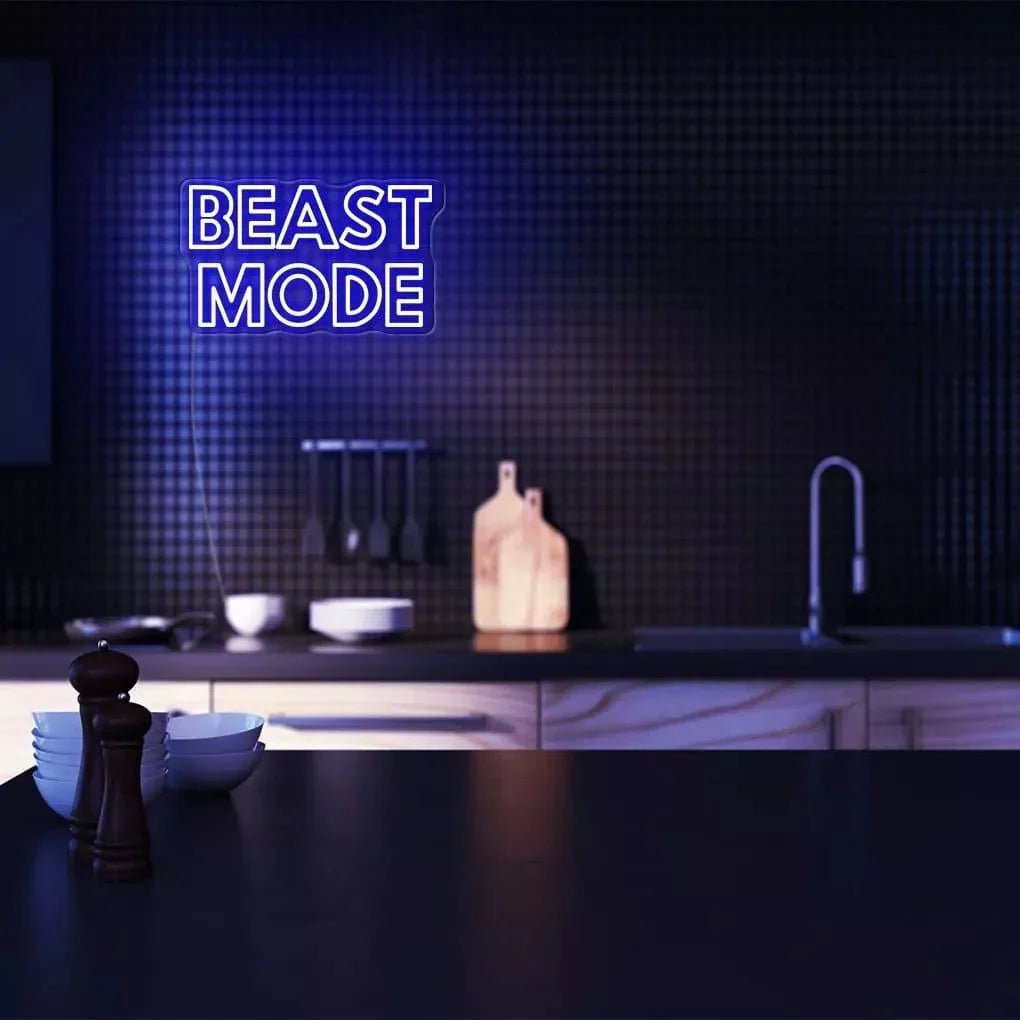 "Beast Mode" Neon Sign - SS Signs Online