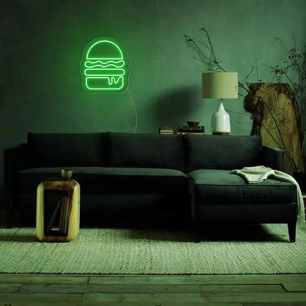 "Burger" Neon Sign - SS Signs Online