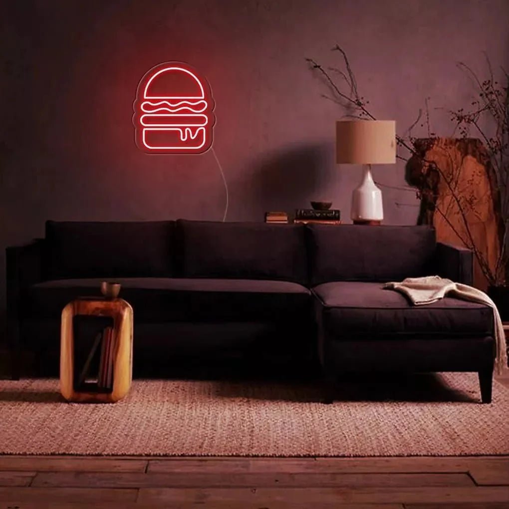 "Burger" Neon Sign - SS Signs Online