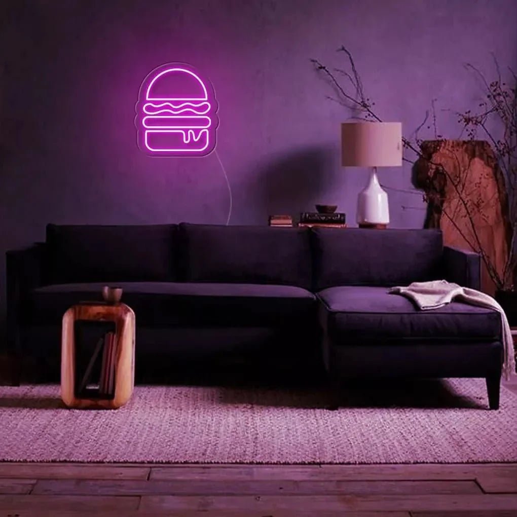 "Burger" Neon Sign - SS Signs Online