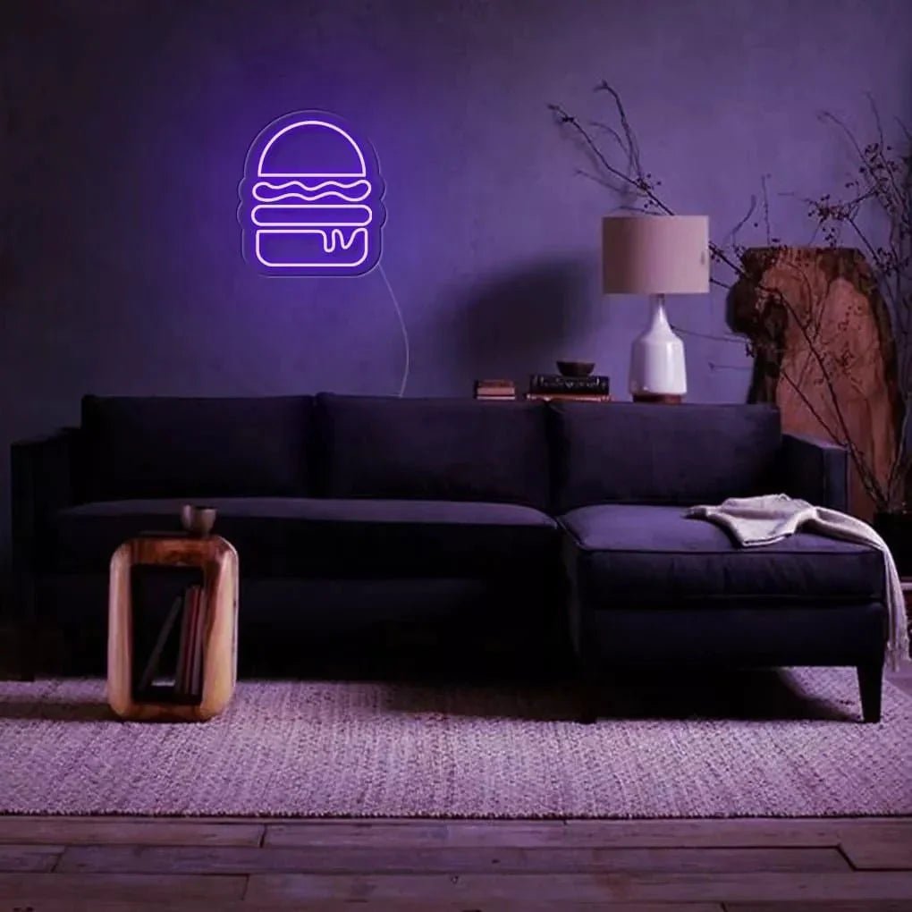 "Burger" Neon Sign - SS Signs Online