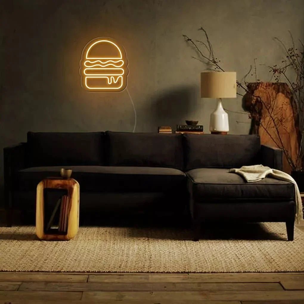 "Burger" Neon Sign - SS Signs Online