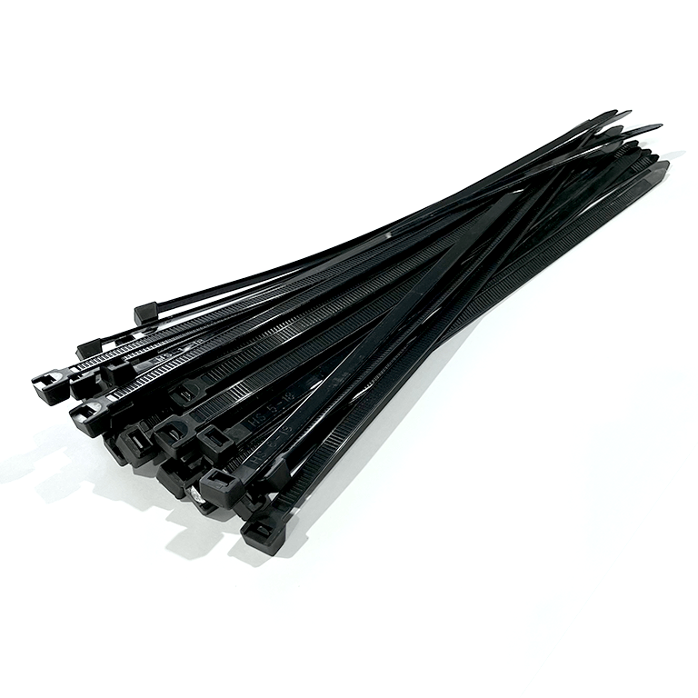 Cable Ties Black - 300mm x 7.6mm - Pack of 100 - SS Signs Online
