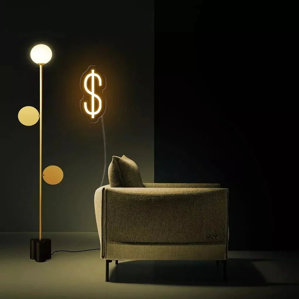 "Dollar" Neon Sign - SS Signs Online