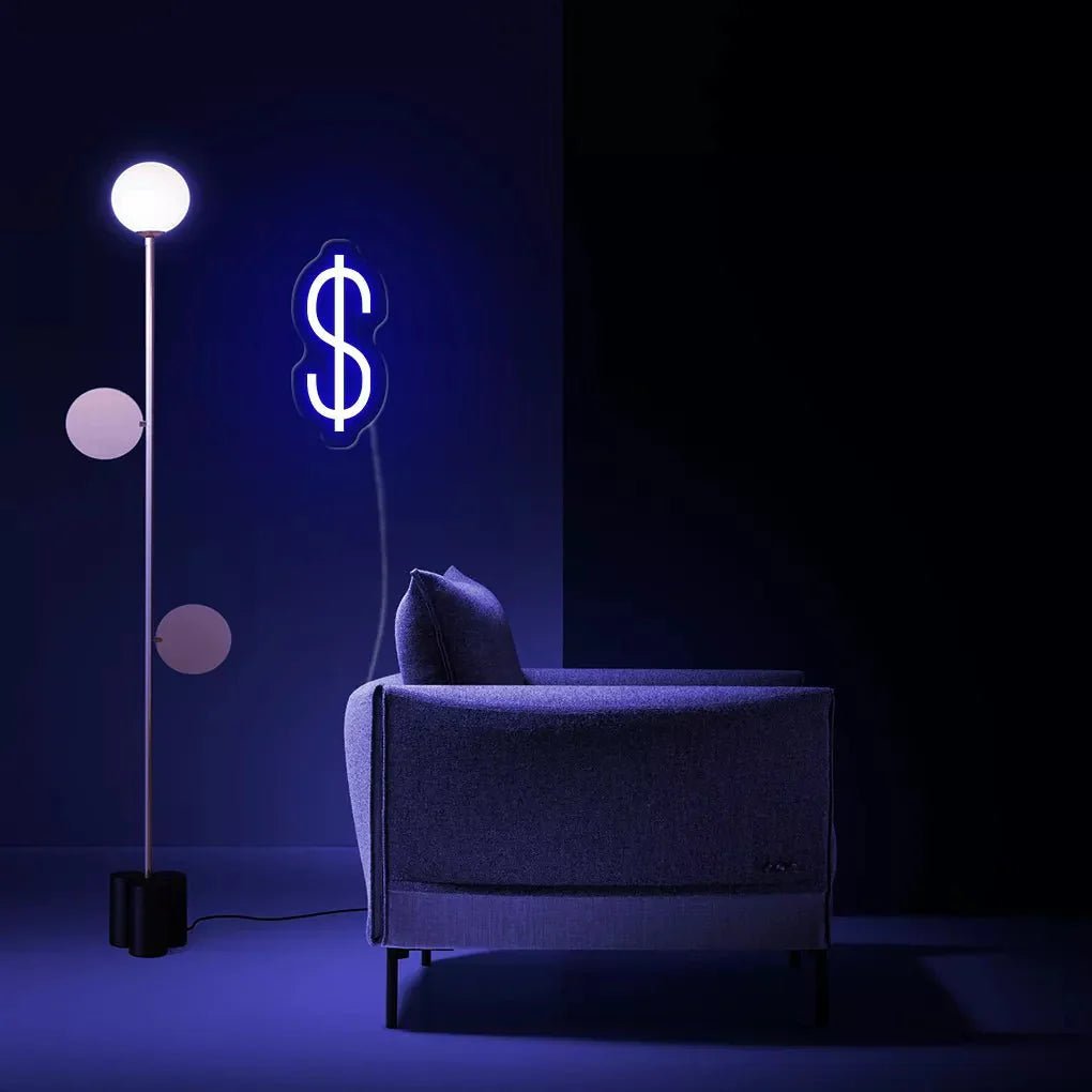 "Dollar" Neon Sign - SS Signs Online