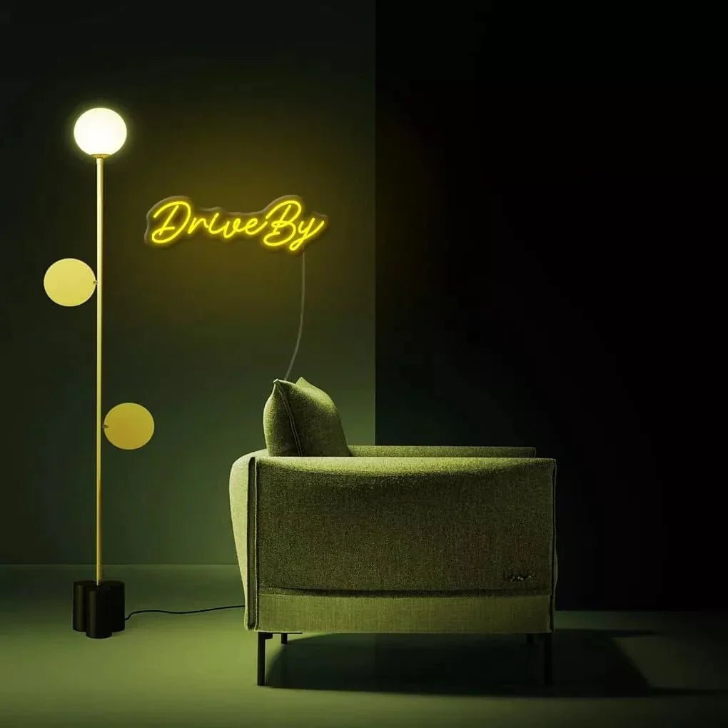 "Drive By" Neon Sign - SS Signs Online