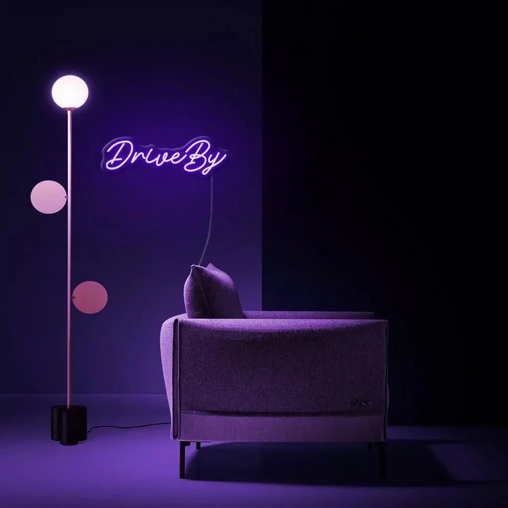 "Drive By" Neon Sign - SS Signs Online