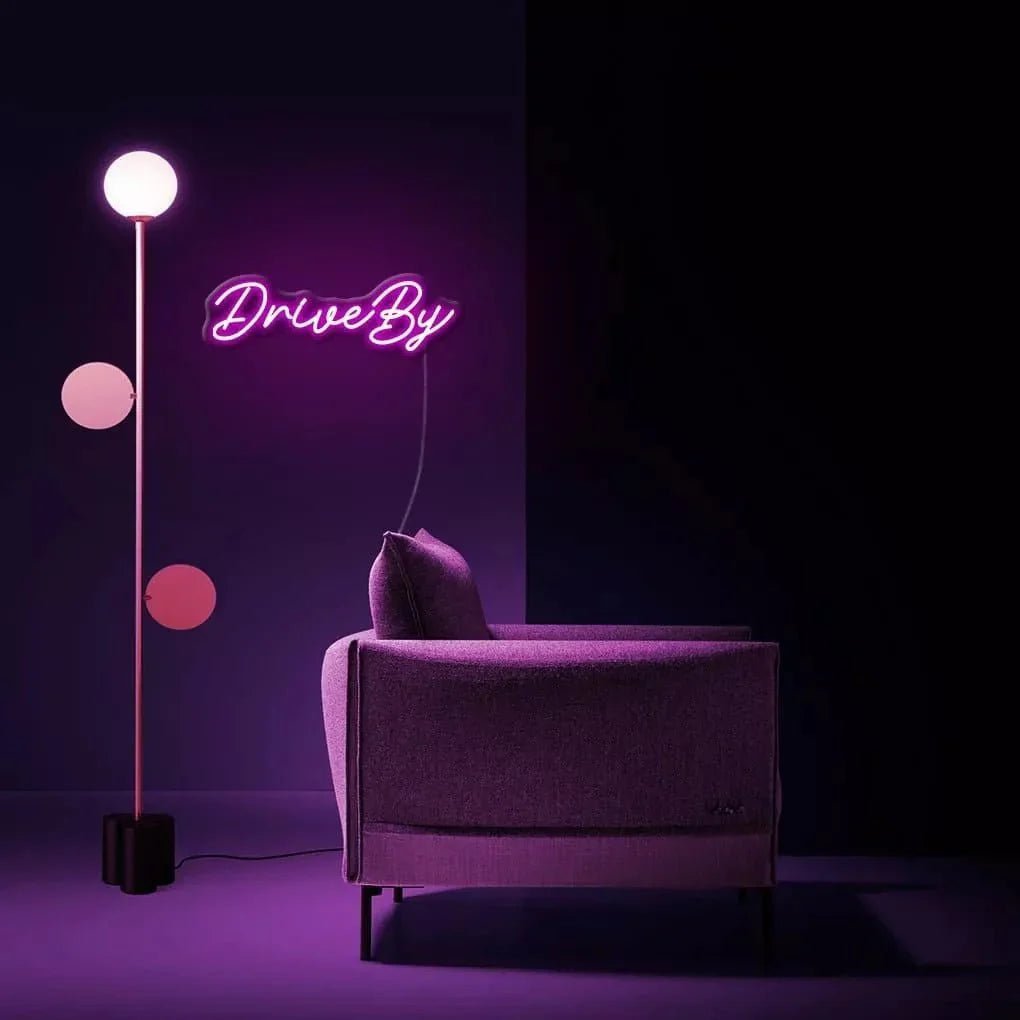 "Drive By" Neon Sign - SS Signs Online