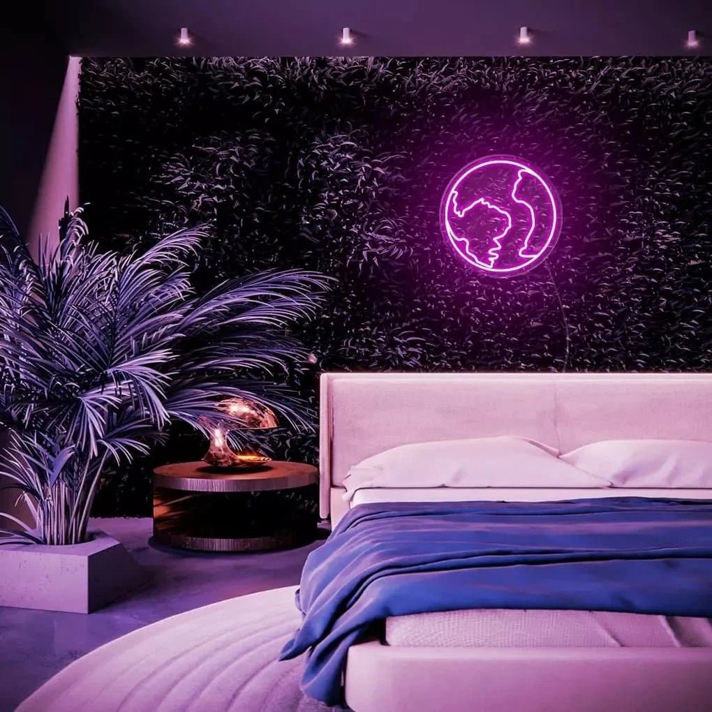 "Earth" Neon sign - SS Signs Online