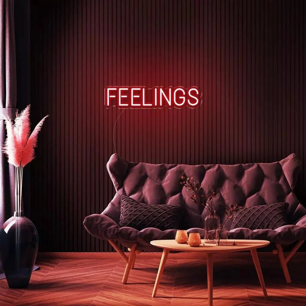 "FEELINGS" Neon Sign - SS Signs Online