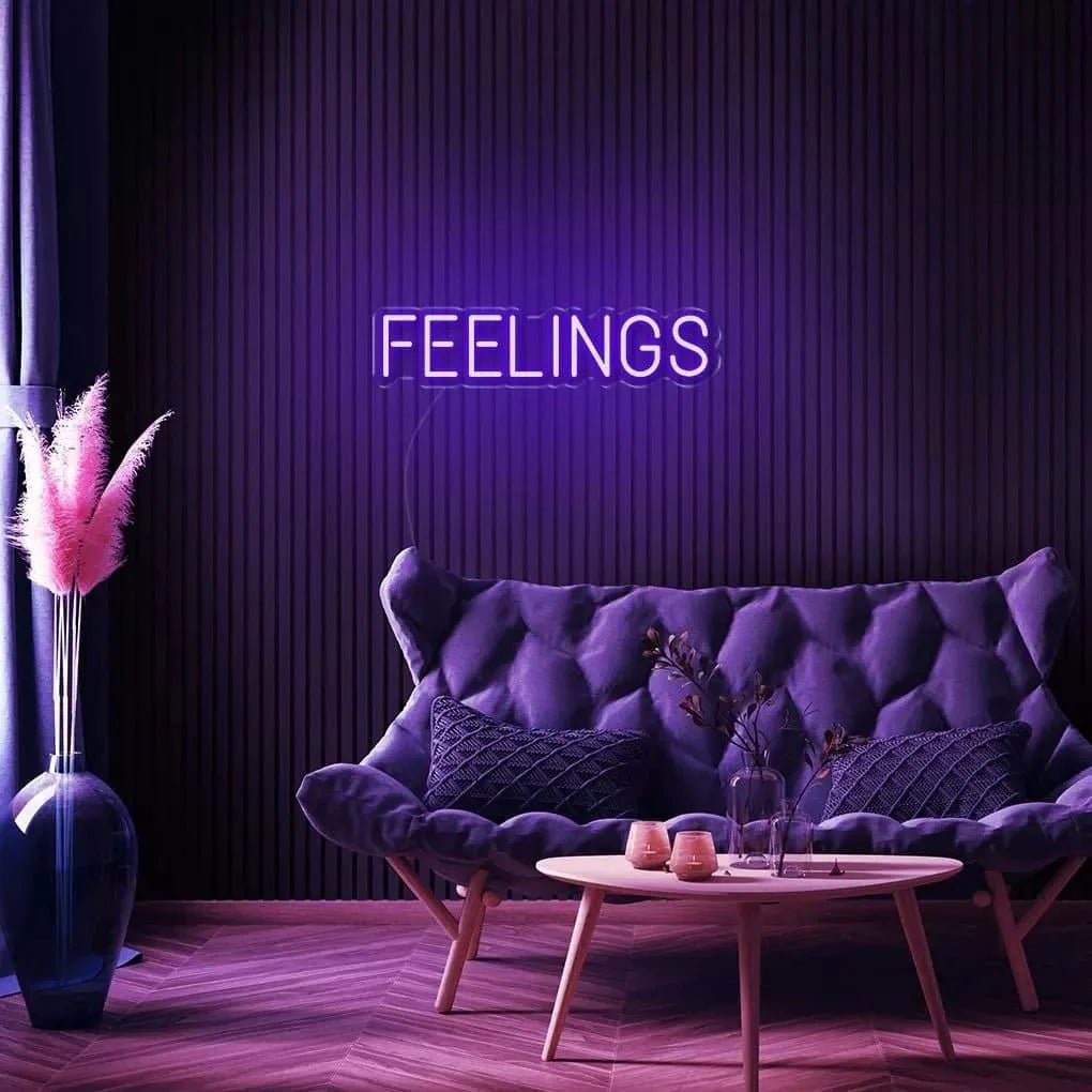 "FEELINGS" Neon Sign - SS Signs Online