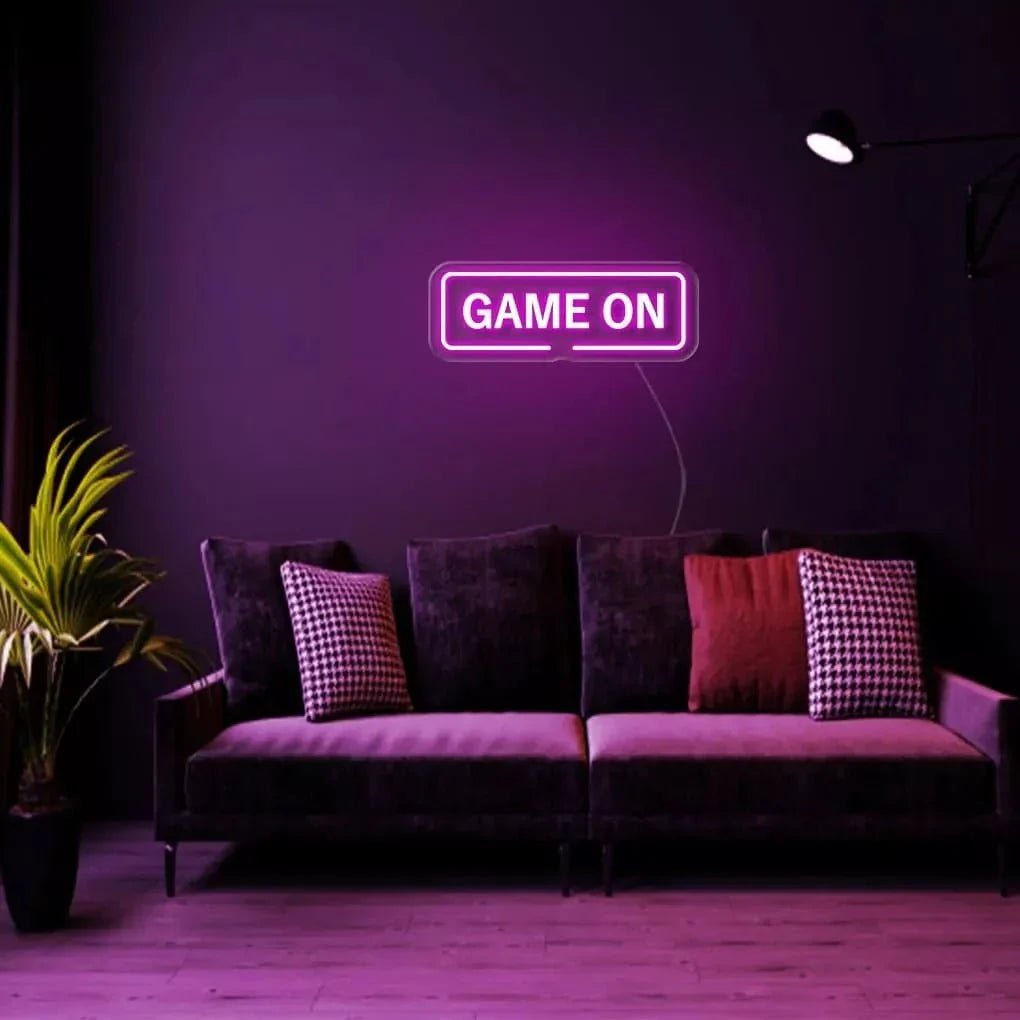 "Game On" Neon Sign - SS Signs Online