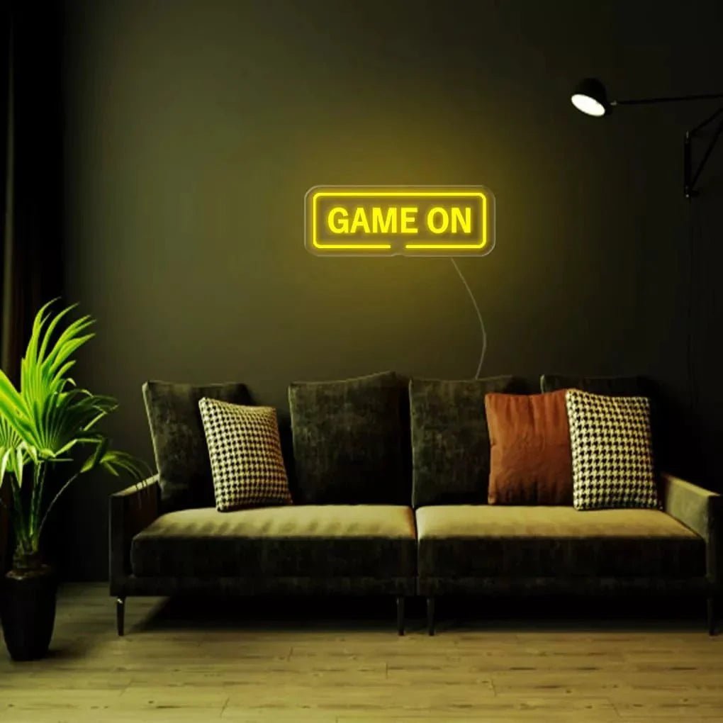 "Game On" Neon Sign - SS Signs Online