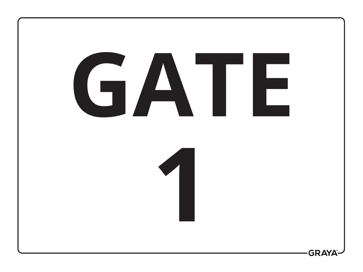 Graya - Site Signage Catalogue