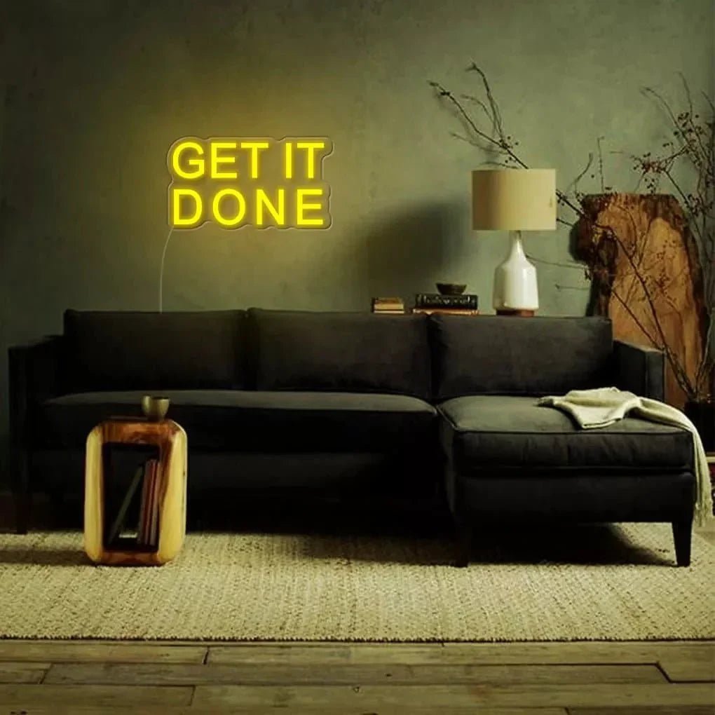 "Get It Done" Neon Sign - SS Signs Online