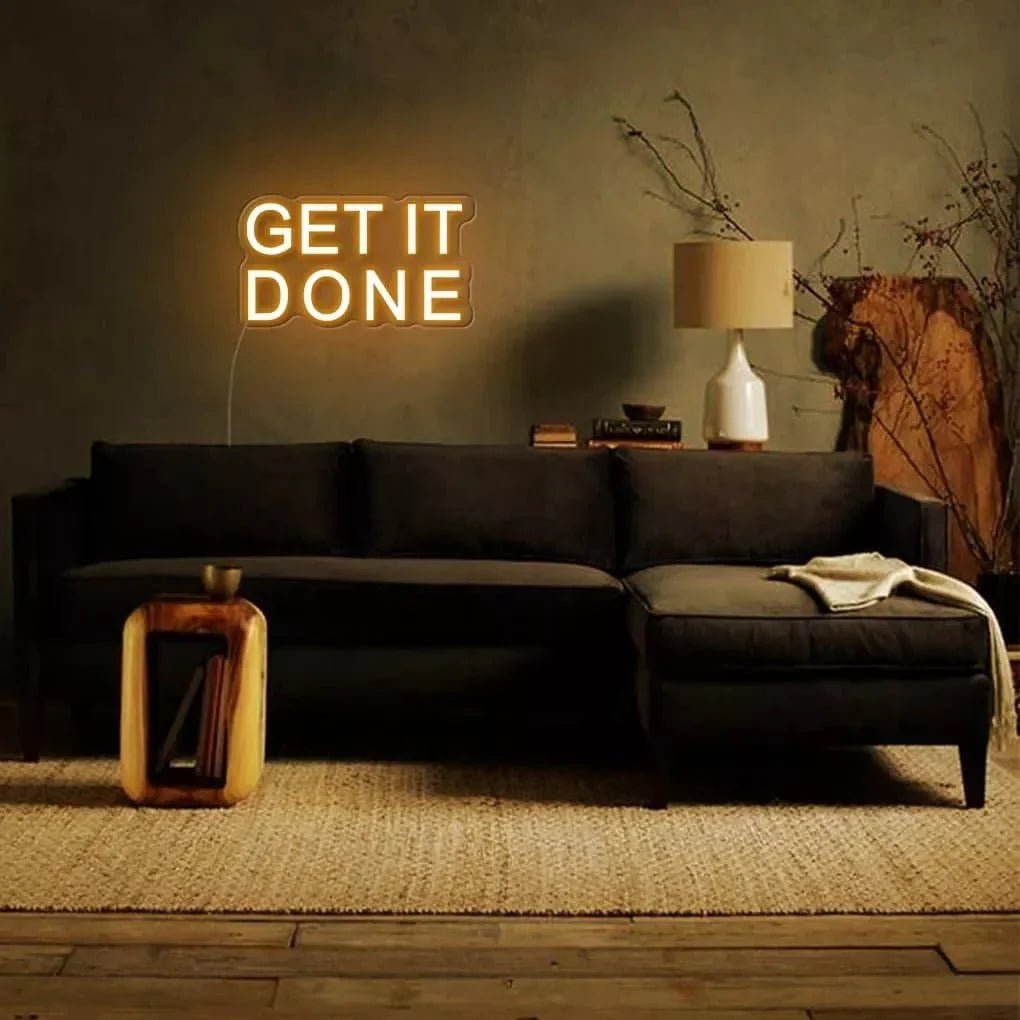 "Get It Done" Neon Sign - SS Signs Online