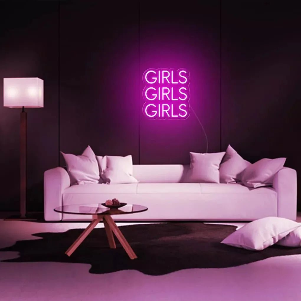 "GIRLS" Neon Sign - SS Signs Online