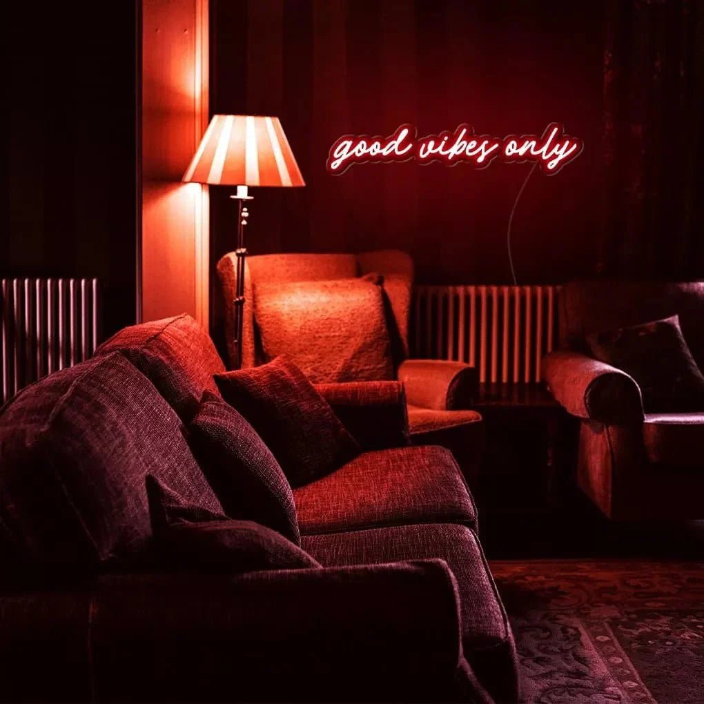 "good vibes only" Neon Sign - SS Signs Online