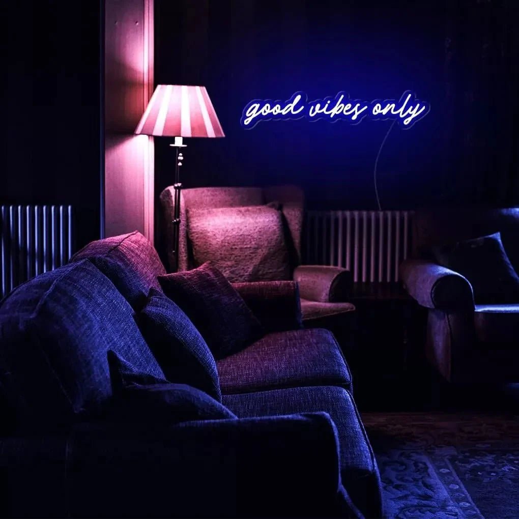 "good vibes only" Neon Sign - SS Signs Online