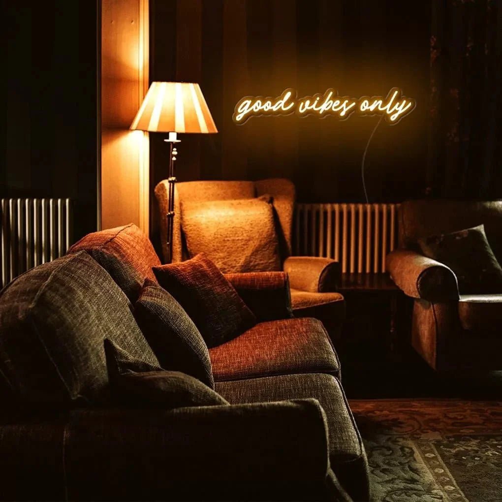 "good vibes only" Neon Sign - SS Signs Online