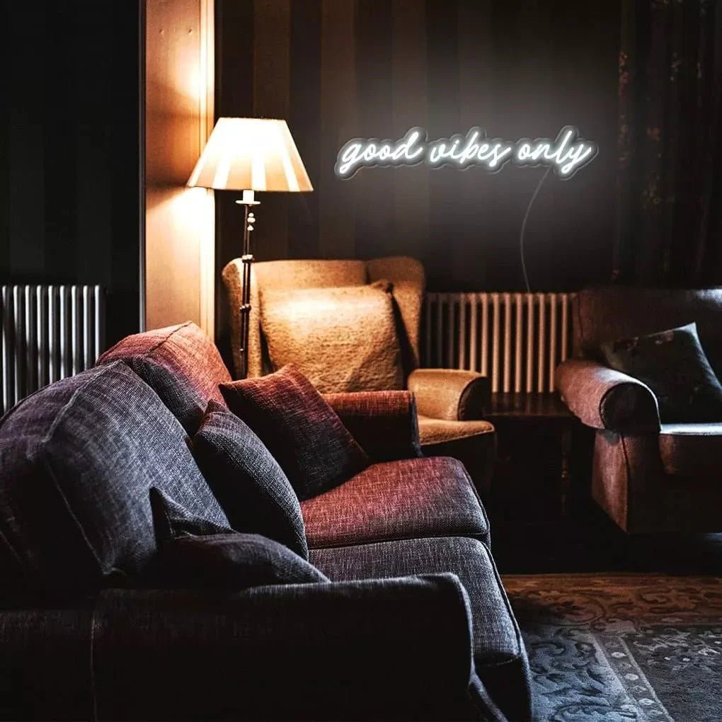 "good vibes only" Neon Sign - SS Signs Online