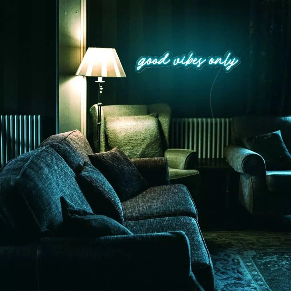 "good vibes only" Neon Sign - SS Signs Online