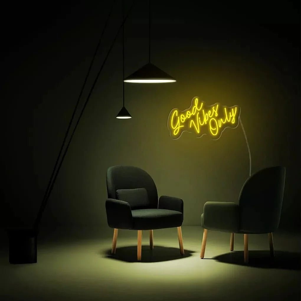 "Good Vibes Only" Neon Sign V2 - SS Signs Online