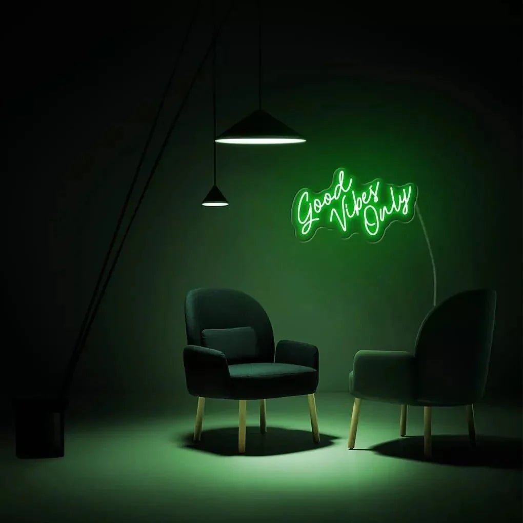"Good Vibes Only" Neon Sign V2 - SS Signs Online
