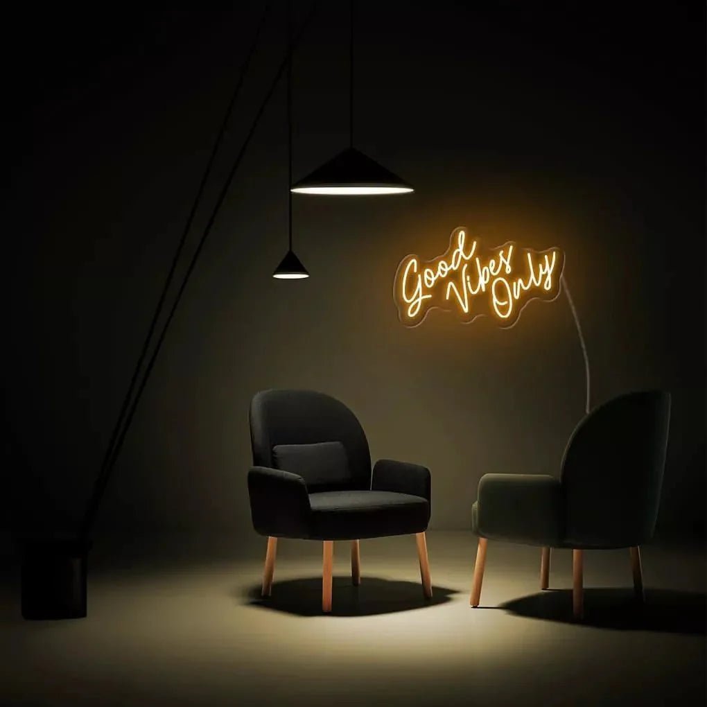 "Good Vibes Only" Neon Sign V2 - SS Signs Online