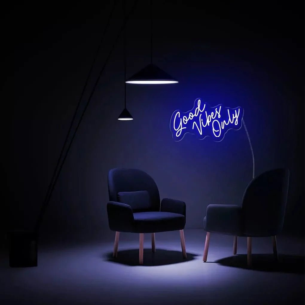 "Good Vibes Only" Neon Sign V2 - SS Signs Online