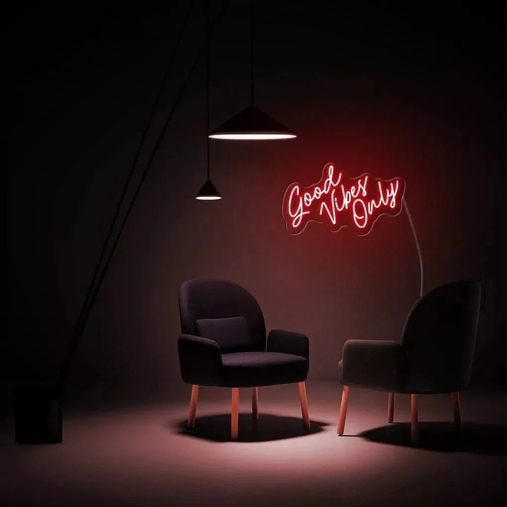 "Good Vibes Only" Neon Sign V2 - SS Signs Online