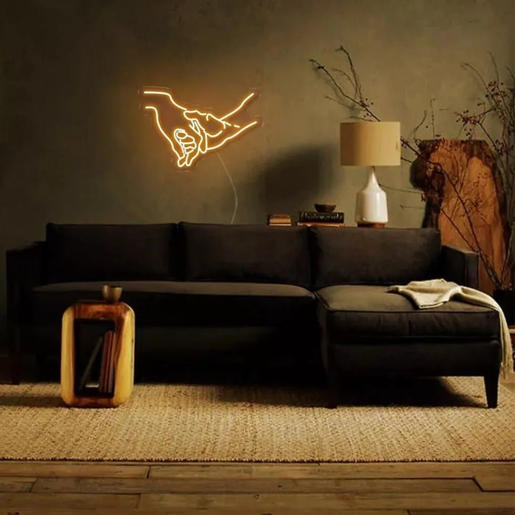 "Guiding Hand" Neon Sign - SS Signs Online